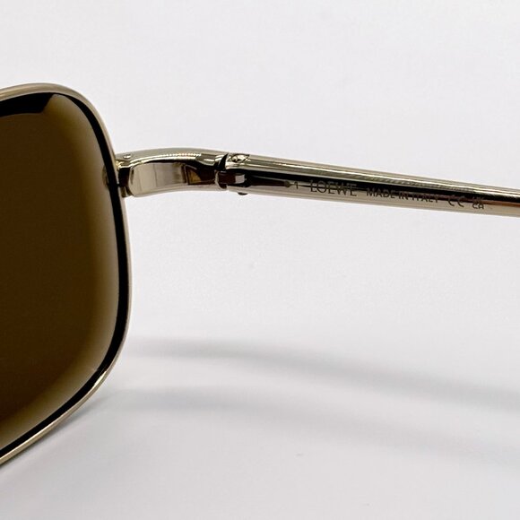 NEW LOEWE LW40159U 32G SUNGLASSES UNISEX SQUARE YELLOW